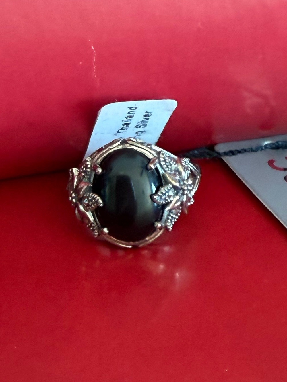 Marc Swarovski Marcasite Sterling Silver Ring